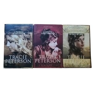 Tracie Peterson Brides of Gallatin County Series Christian Romance Novels 3 Book